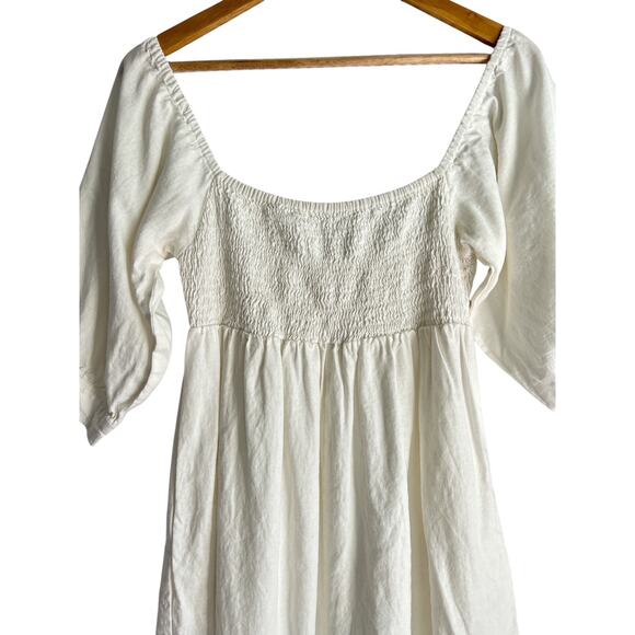 Free People Jen's Pirate‎ Booty Gwendolyn Playsuit Size Medium Cream White - Picture 6 of 8